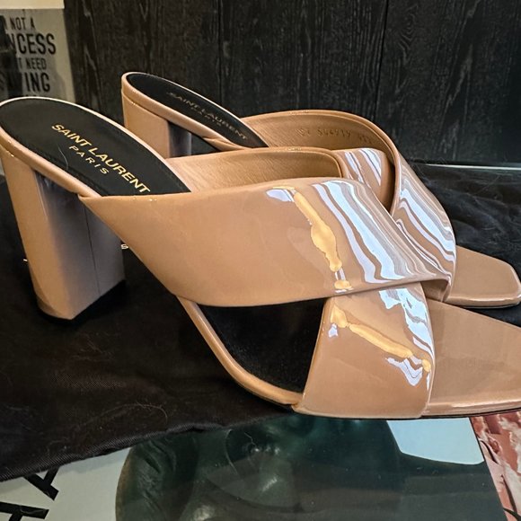 Saint Laurent LOU LOU Mule Sandals - Picture 3 of 6